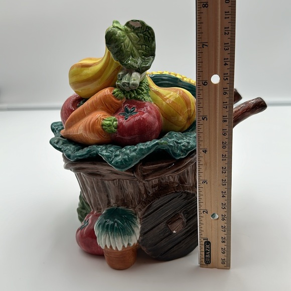 Candy Dish Mixed Vegetables on Wheelbarrow, Fitz and Floyd, 1998 - Picture 14 of 16